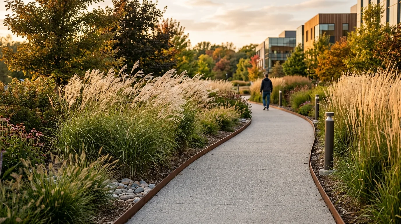 Low-Maintenance Sidewalk Planting